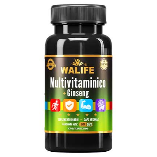 MULTIVITAMINICO GINSENG CAP X 60 (WALIFE)
